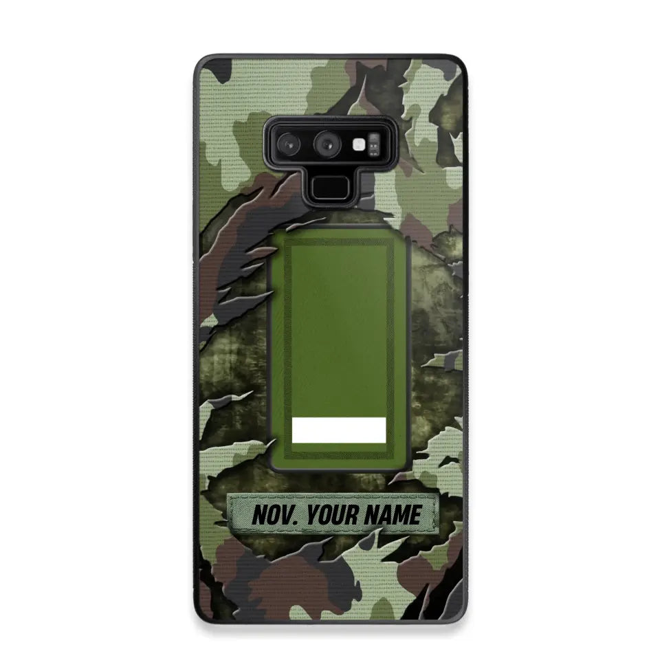 Personalized Irish Veteran/Soldier Phone Case Printed.SAP