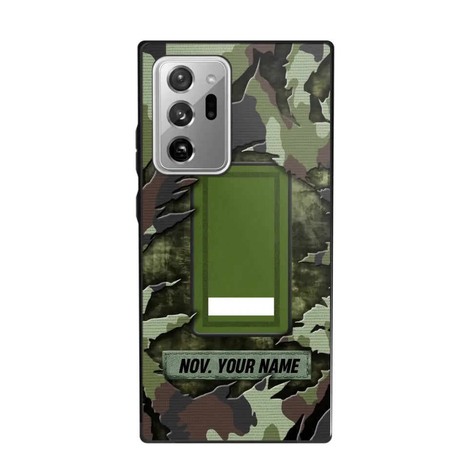 Personalized Irish Veteran/Soldier Phone Case Printed.SAP