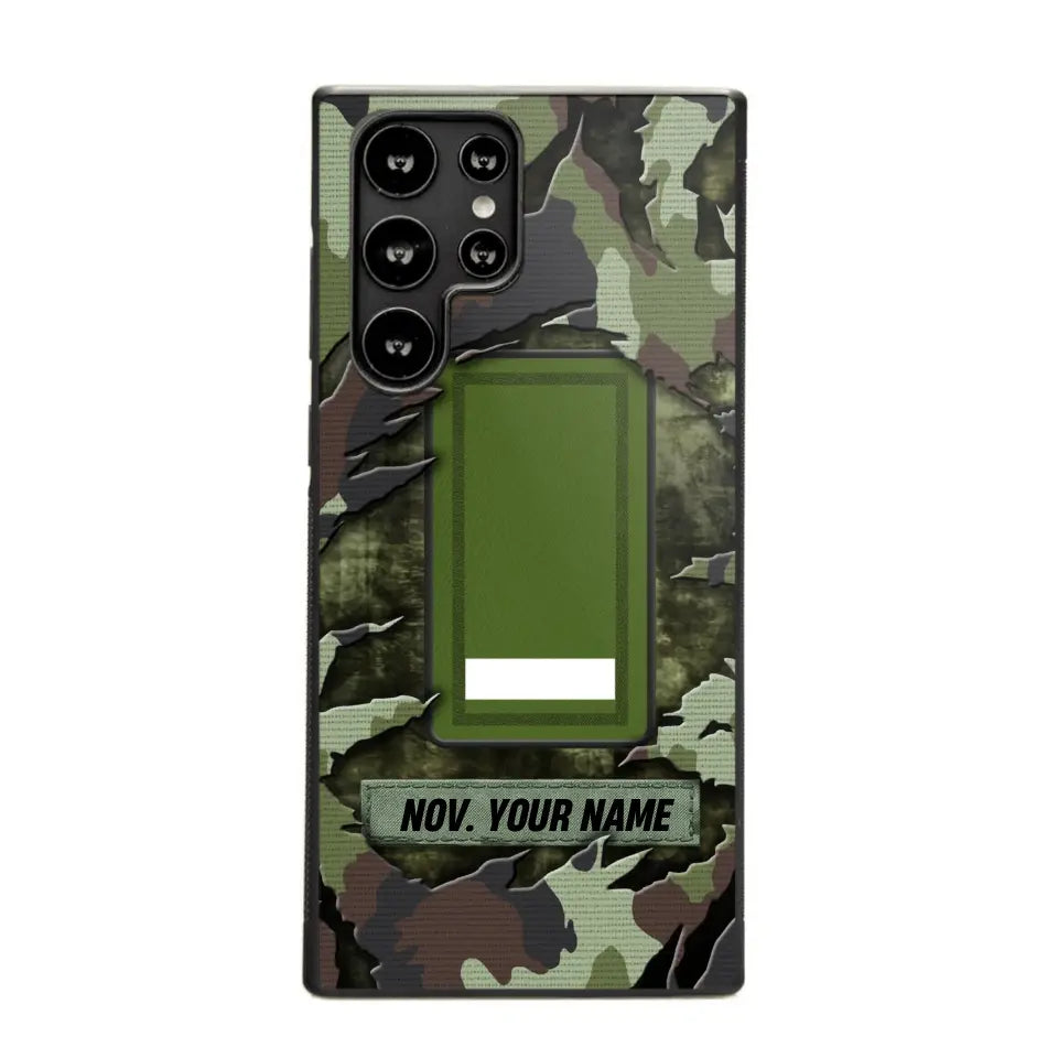 Personalized Irish Veteran/Soldier Phone Case Printed.SAP