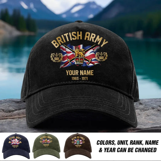 Personalized British Veteran/Soldier Classic Cap .FPO HTH