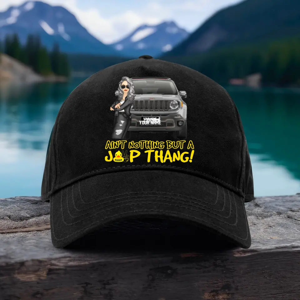 Ain't Nothing But A Jeep Thang Personalized Classic Cap.MPO