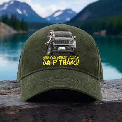 Ain't Nothing But A Jeep Thang Personalized Classic Cap.MPO