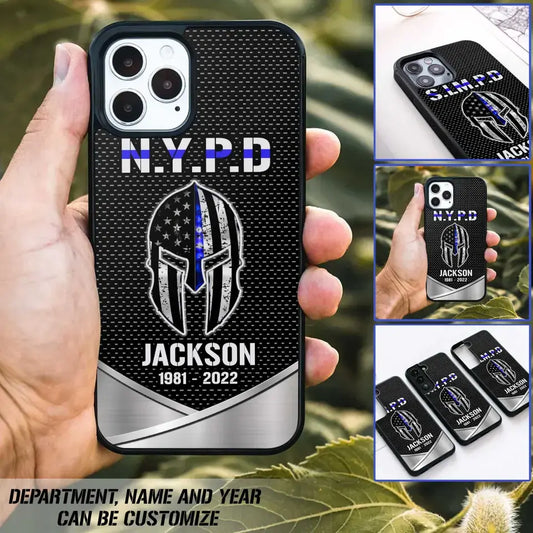 Personalized US Police Department Phone Case Printed.TJH