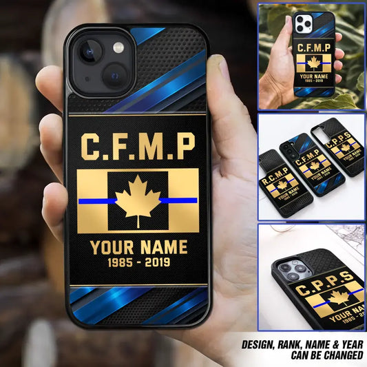 Personalized Royal Canadian Police Department Phone Case Printed.FJJ