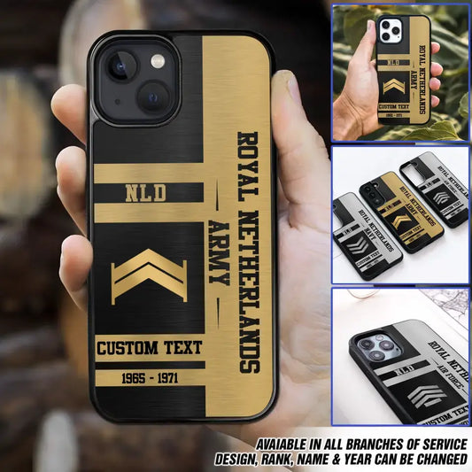 Personalized Metal Royal Netherlands Phone Case Printed.JTU TN