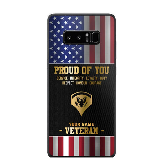 Personalized US Veteran/Soldier Phone Case Printed MOS.BSH HTH