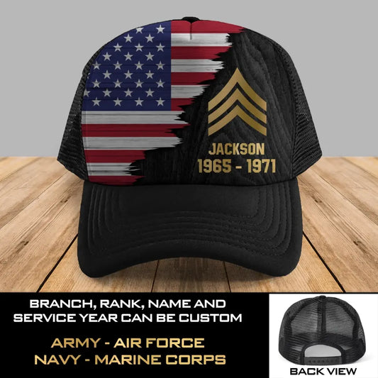 Personalized US Veteran/Soldier Classic Cap HTH.SE11