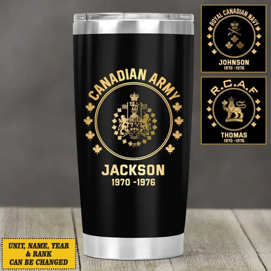 Personal Canadian Veteran/Soldier Tumbler Printed QVD.23SE23