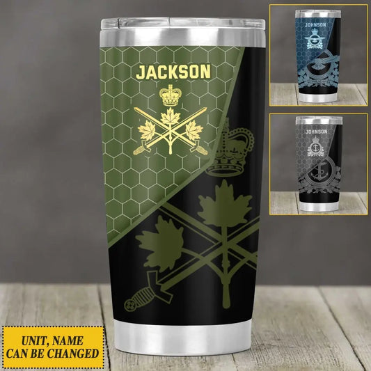 Personal Canadian Veteran/Soldier Tumbler Printed HTH.JA04