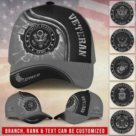 Personalized U.S Veteran Cap All Over Printed SS42108