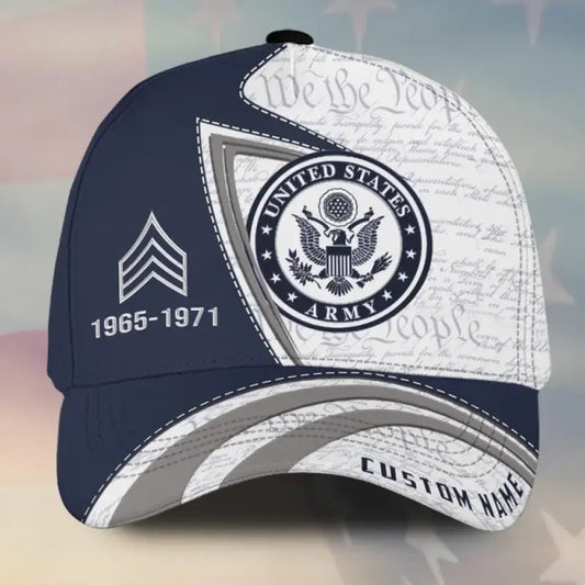 Personalized U.S Veteran Cap All Over Printed SS62108